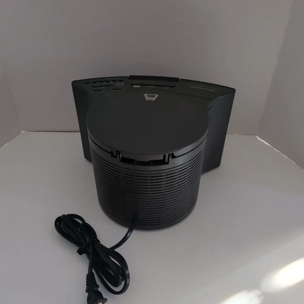 Sony Dream Machine ICF-CD823 FM/AM CD Clock Radio Black Vintage 2000 Dual Alarm